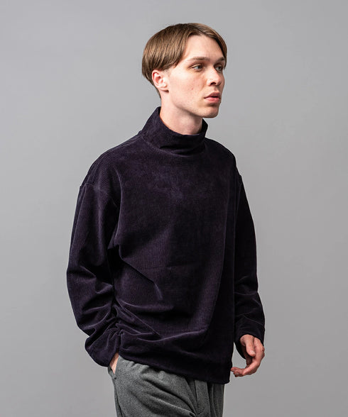 MR.OLIVE / STRETCH KNIT CORDUROY / BOTTLE NECK SHIRT ストレッチコーデュロイ/ボトルネックシャツ